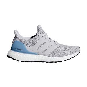 Women’s grey and blue ultraboosts